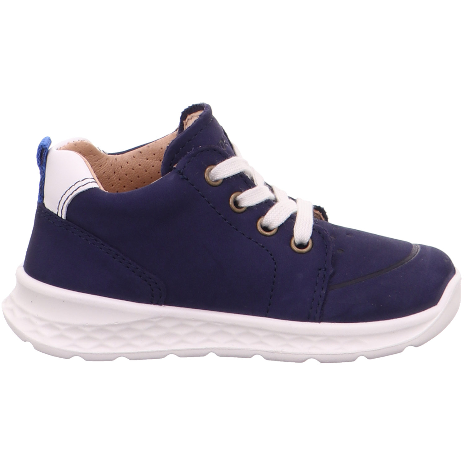 Superfit - Breeze Low Laces - Kleinkinder Lauflernschuhe aus Leder - Blau/Hellblau – Bild 3