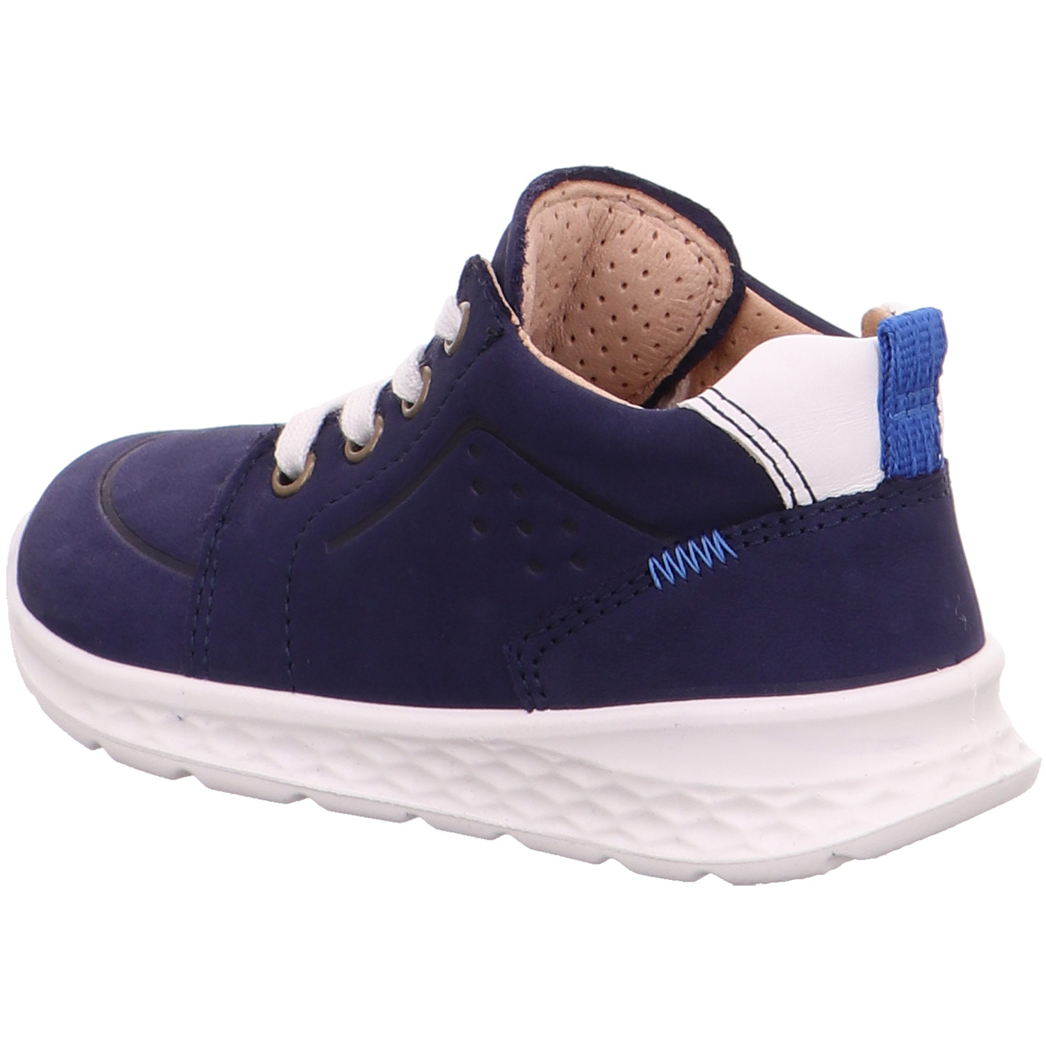 Superfit - Breeze Low Laces - Kleinkinder Lauflernschuhe aus Leder - Blau/Hellblau – Bild 4
