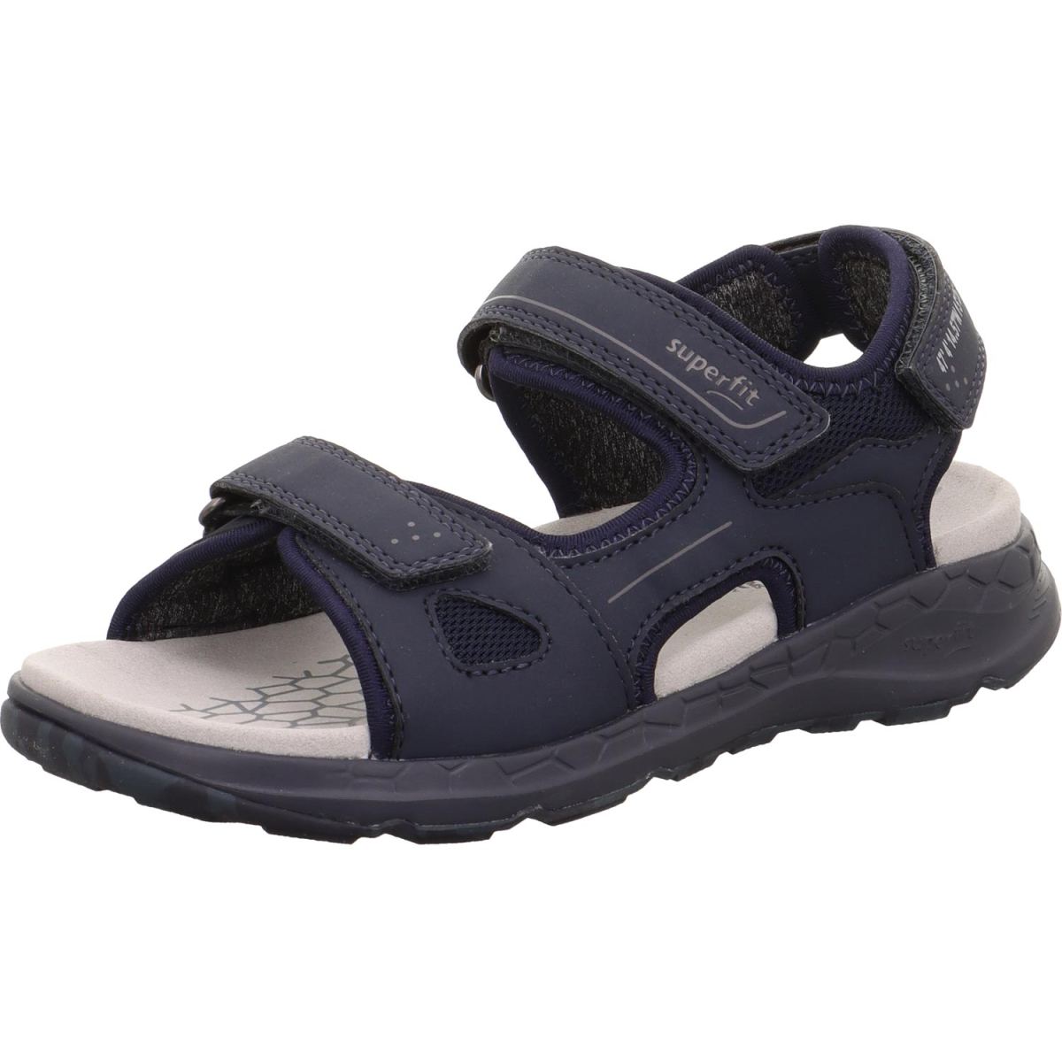 Superfit - Criss Cross - Jungen Trekking-Sandale mit Klettverschluss - Blau