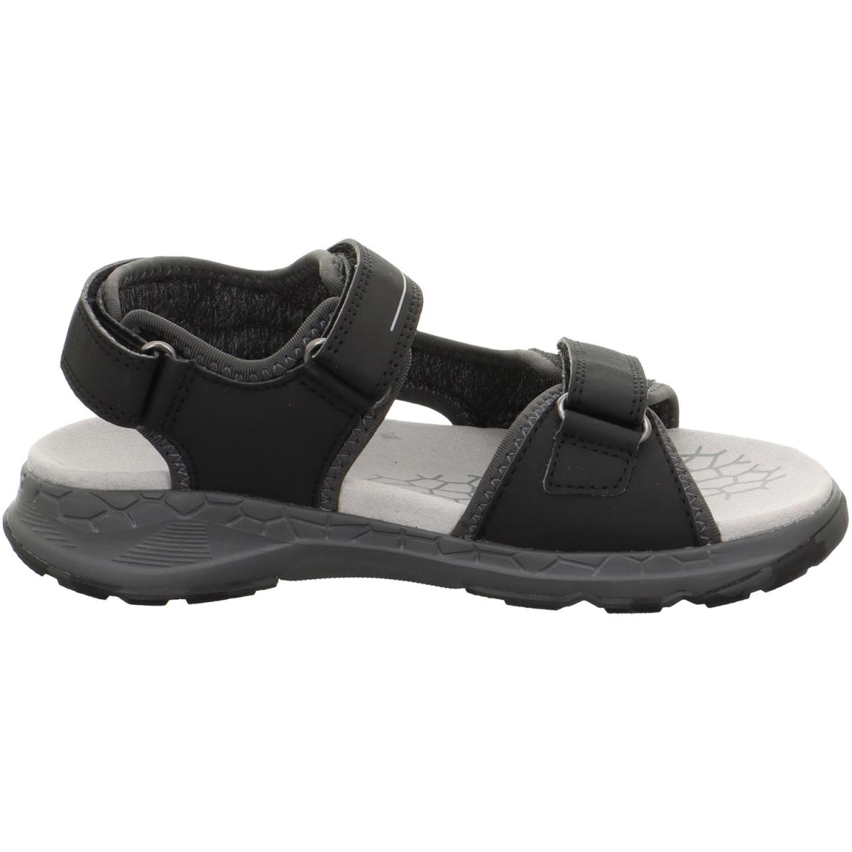 Superfit - Criss Cross - Jungen Trekking-Sandale mit Klettverschluss - Schwarz/Hellgrau – Bild 3