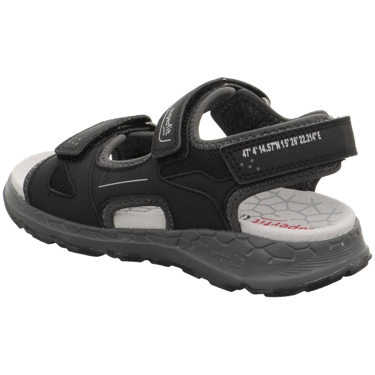 Superfit - Criss Cross - Jungen Trekking-Sandale mit Klettverschluss - Schwarz/Hellgrau – Bild 4