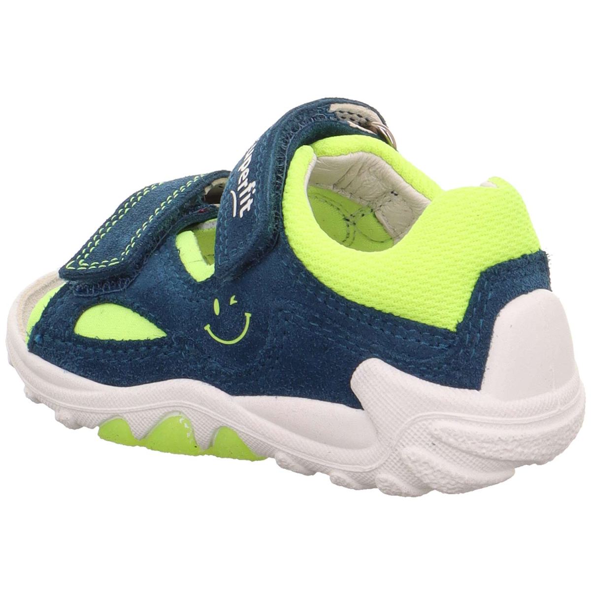 Superfit - Flow - Kleinkinder Klett-Sandale mit Lederfutter - Blau/Gelb – Bild 5
