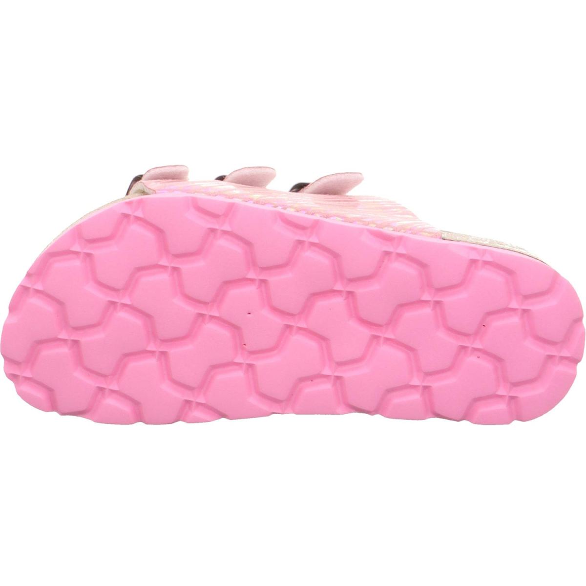 Superfit - Fussbettpantoffel - Mädchen Pantolette mit Glanz - Rosa – Bild 4