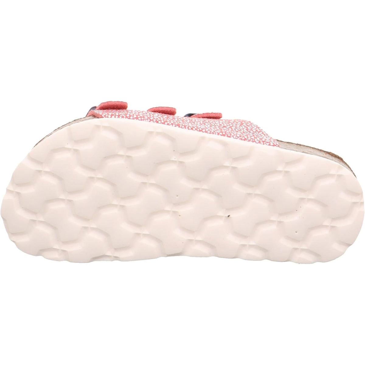 Superfit - Fussbettpantoffel - Mädchen Pantolette mit Glanzmotiv - Pink/Weiß – Bild 3