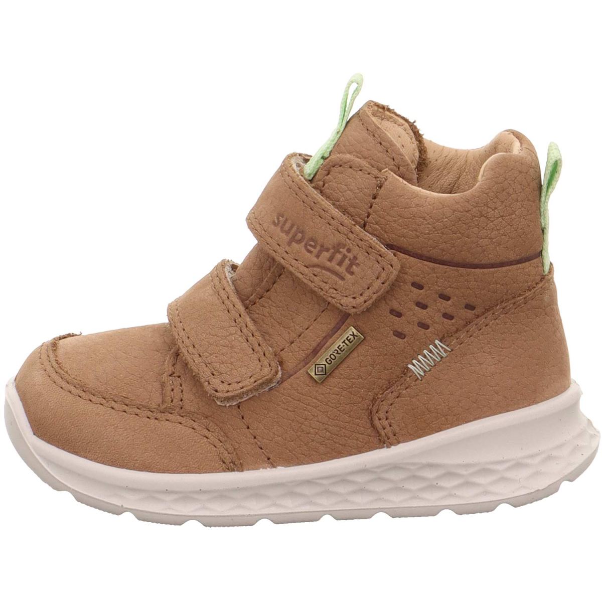 Superfit - Gore-Tex Breeze High - Kleinkinder Wasserdichte Klettschuhe - Braun/Hellgrün – Bild 2