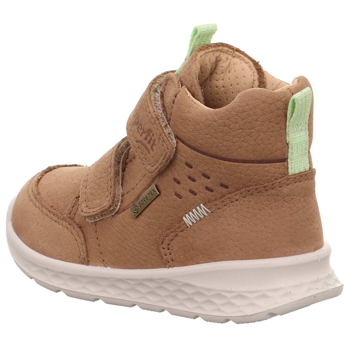 Superfit - Gore-Tex Breeze High - Kleinkinder Wasserdichte Klettschuhe - Braun/Hellgrün – Bild 4