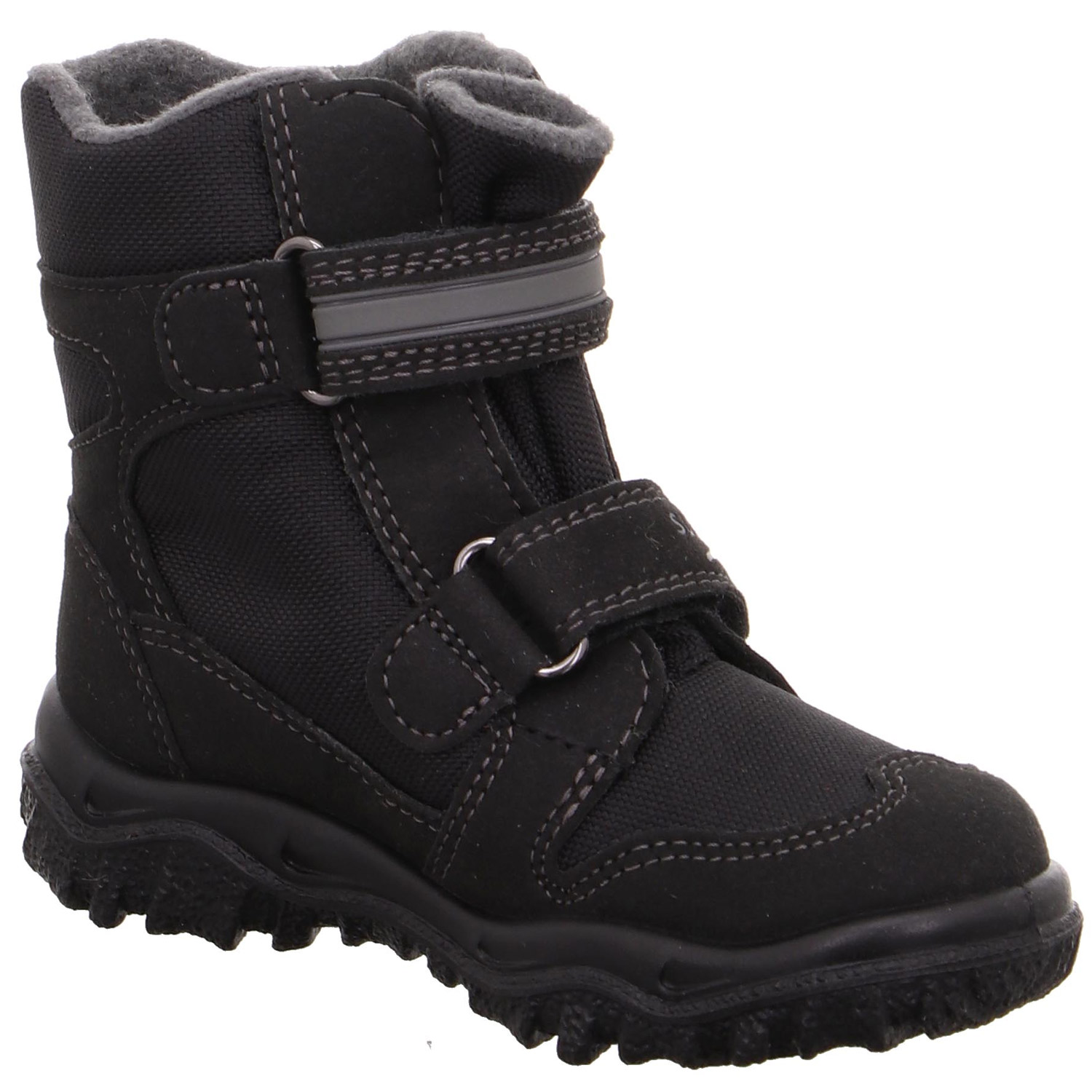 Superfit - Gore-Tex Husky2 Klett - Kinder Wasserdichter Winterstiefel mit Warmfutter - Schwarz/Grau – Bild 2