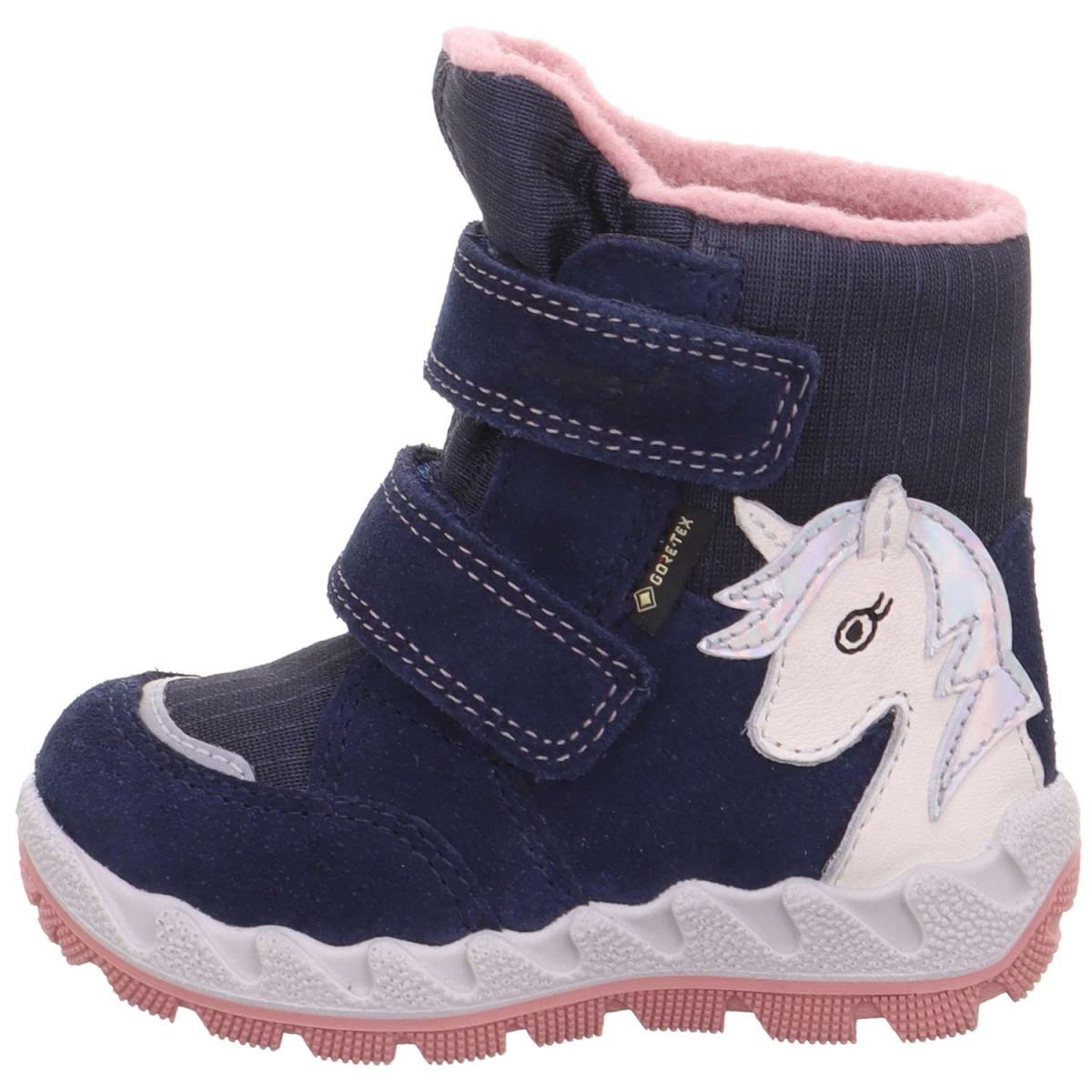 Superfit - Gore-Tex Icebird - Mädchen Winterstiefelette mit Warmfutter - Blau/Rosa – Bild 2