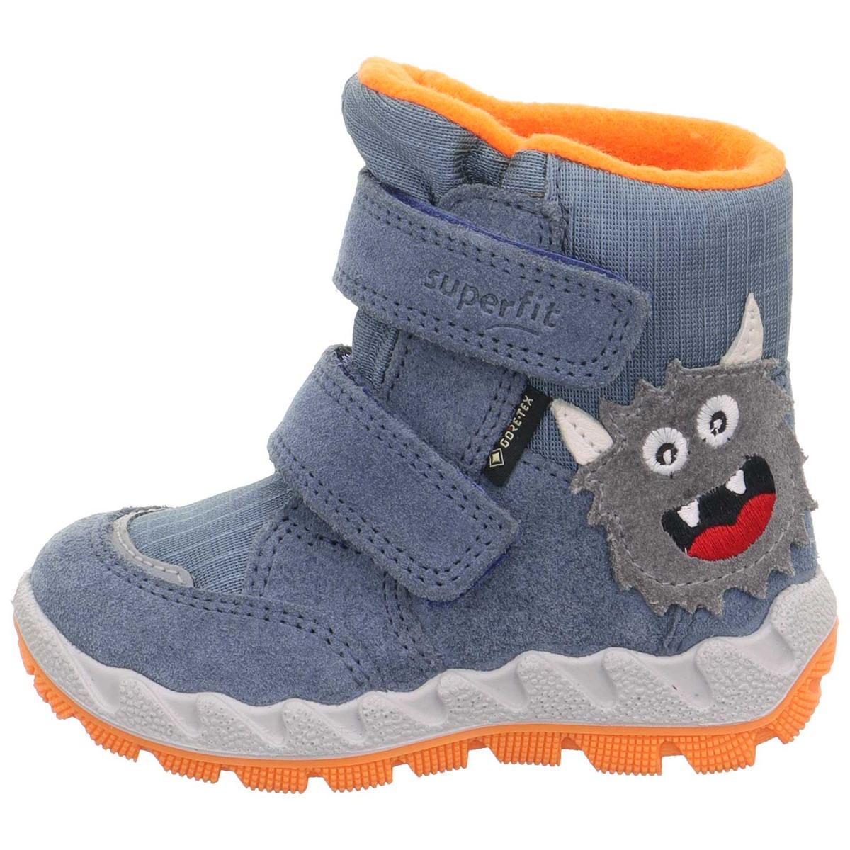 Superfit - Gore-Tex Icebird - Jungen Winterstiefelette mit Warmfutter - Hellblau/Orange – Bild 2