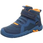 Superfit - Gore-Tex Barefit Trace - Jungen Wasserdichte Barfußschuhe - Blau/Orange