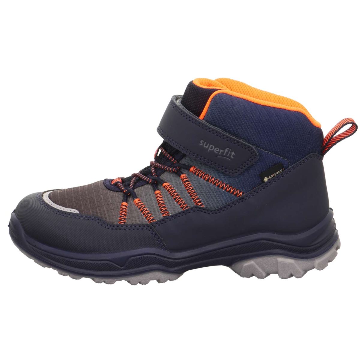 Superfit - Gore-Tex Jupiter Mid - Kinder Wasserdichter Sneaker mit Warmfutter - Blau/Orange – Bild 2