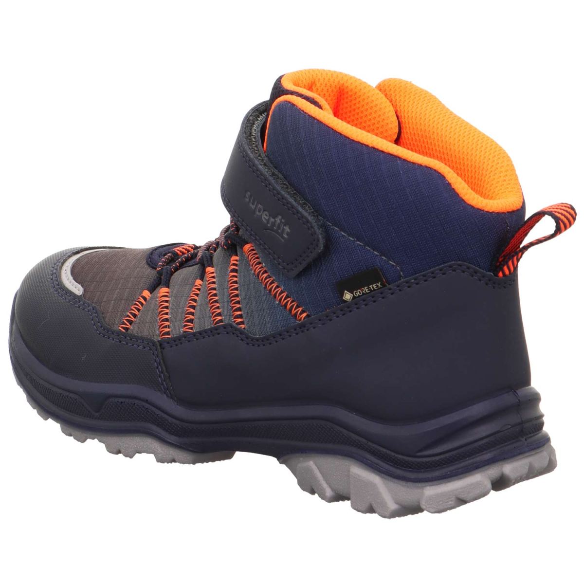 Superfit - Gore-Tex Jupiter Mid - Kinder Wasserdichter Sneaker mit Warmfutter - Blau/Orange – Bild 4