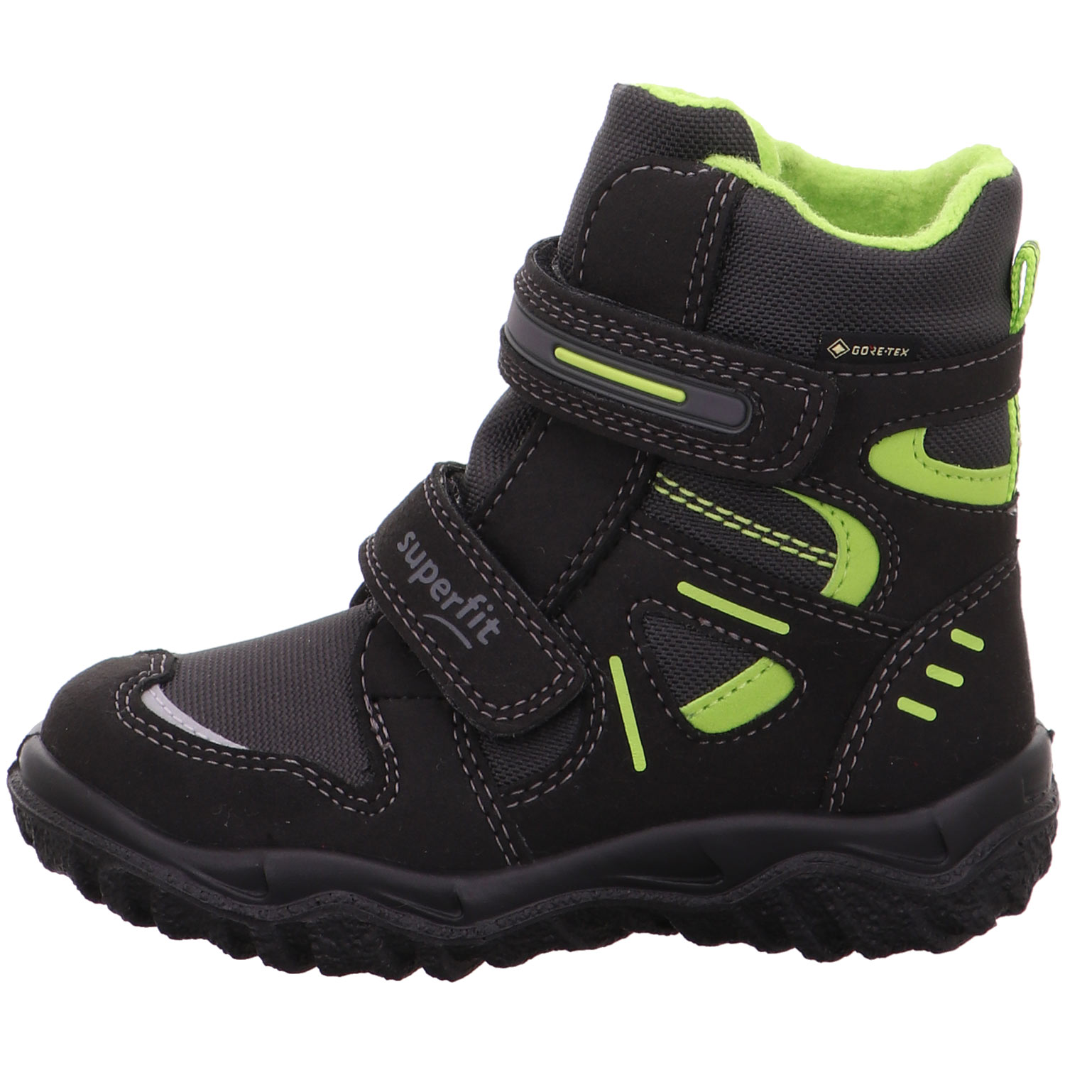 Superfit - Gore-Tex Husky2 Klett - Kinder Winterstiefel - Schwarz/Grün – Bild 3