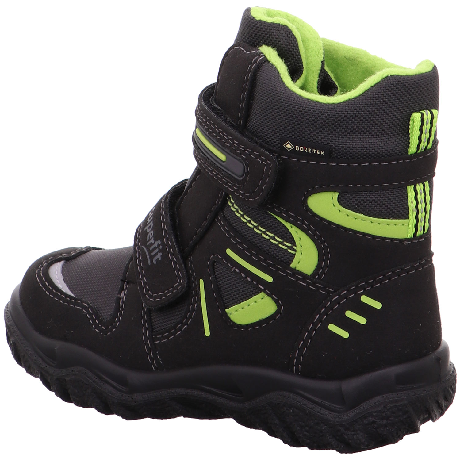 Superfit - Gore-Tex Husky2 Klett - Kinder Winterstiefel - Schwarz/Grün – Bild 4