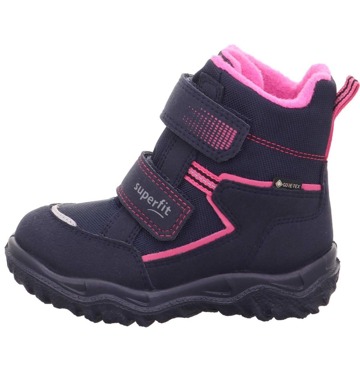 Superfit - Gore-Tex Husky2 Klett - Mädchen Wasserdichter Winterstiefel - Blau/Pink – Bild 2