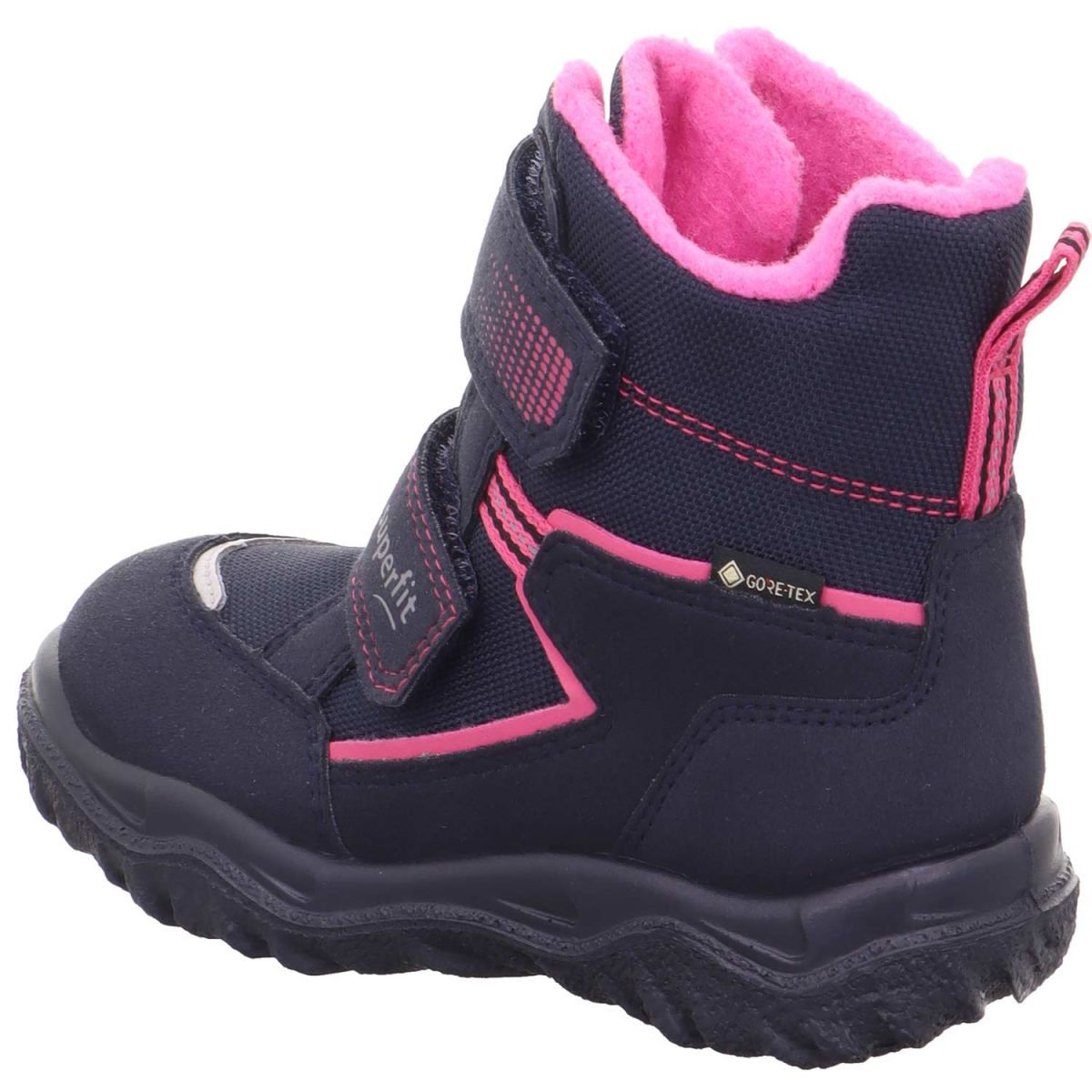 Superfit - Gore-Tex Husky2 Klett - Mädchen Wasserdichter Winterstiefel - Blau/Pink – Bild 4