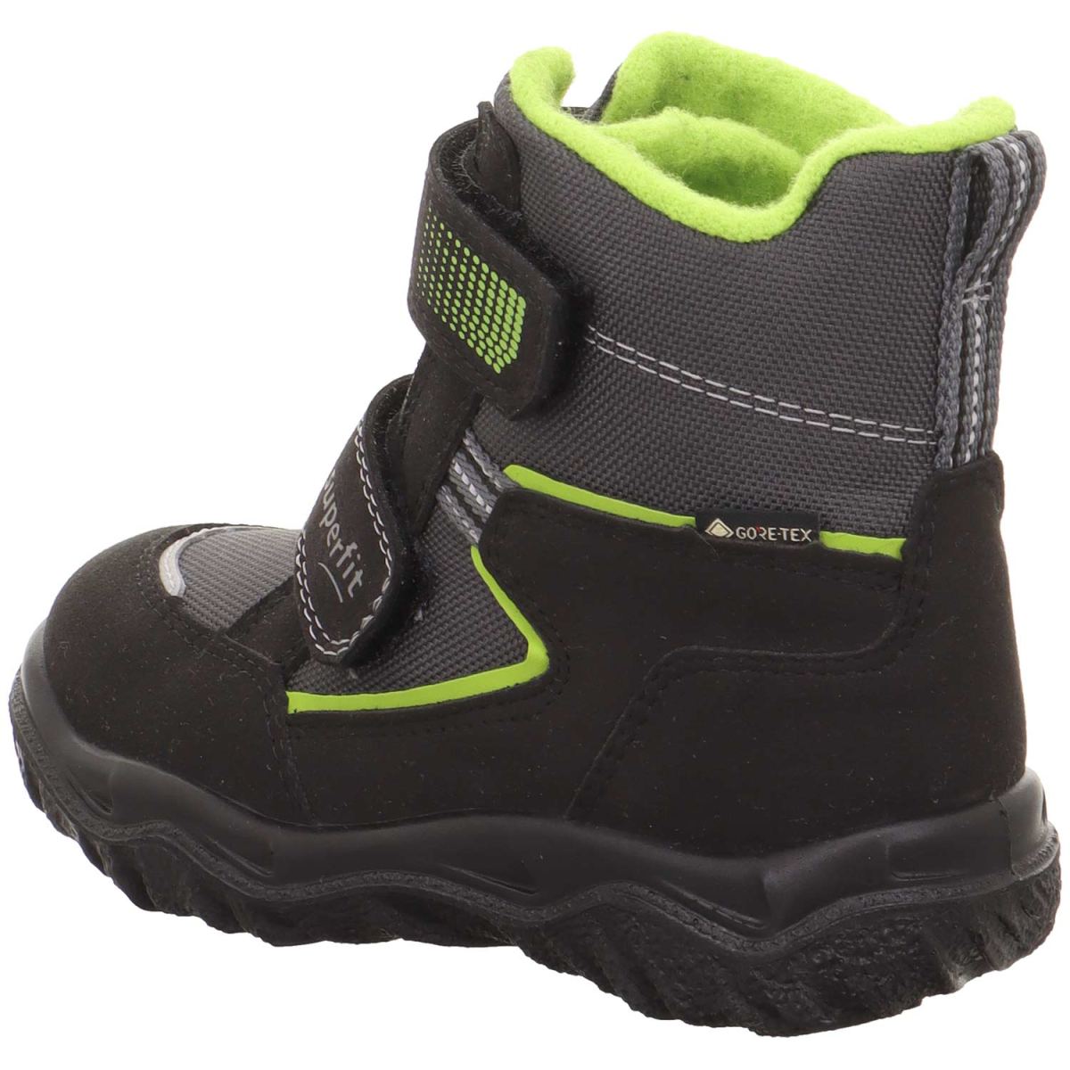Superfit - Gore-Tex Husky2 Klett - Kinder Wasserdichter Winterstiefel - Schwarz/Hellgrün – Bild 4