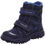 Superfit - Gore-Tex Husky2 Klett - Kinder Wasserdichter Winterstiefel - Dunkelblau/Blau