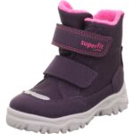 Superfit - Sympatex Husky1 Klett - Mädchen Wasserdichter Winterstiefel - Lila/Pink