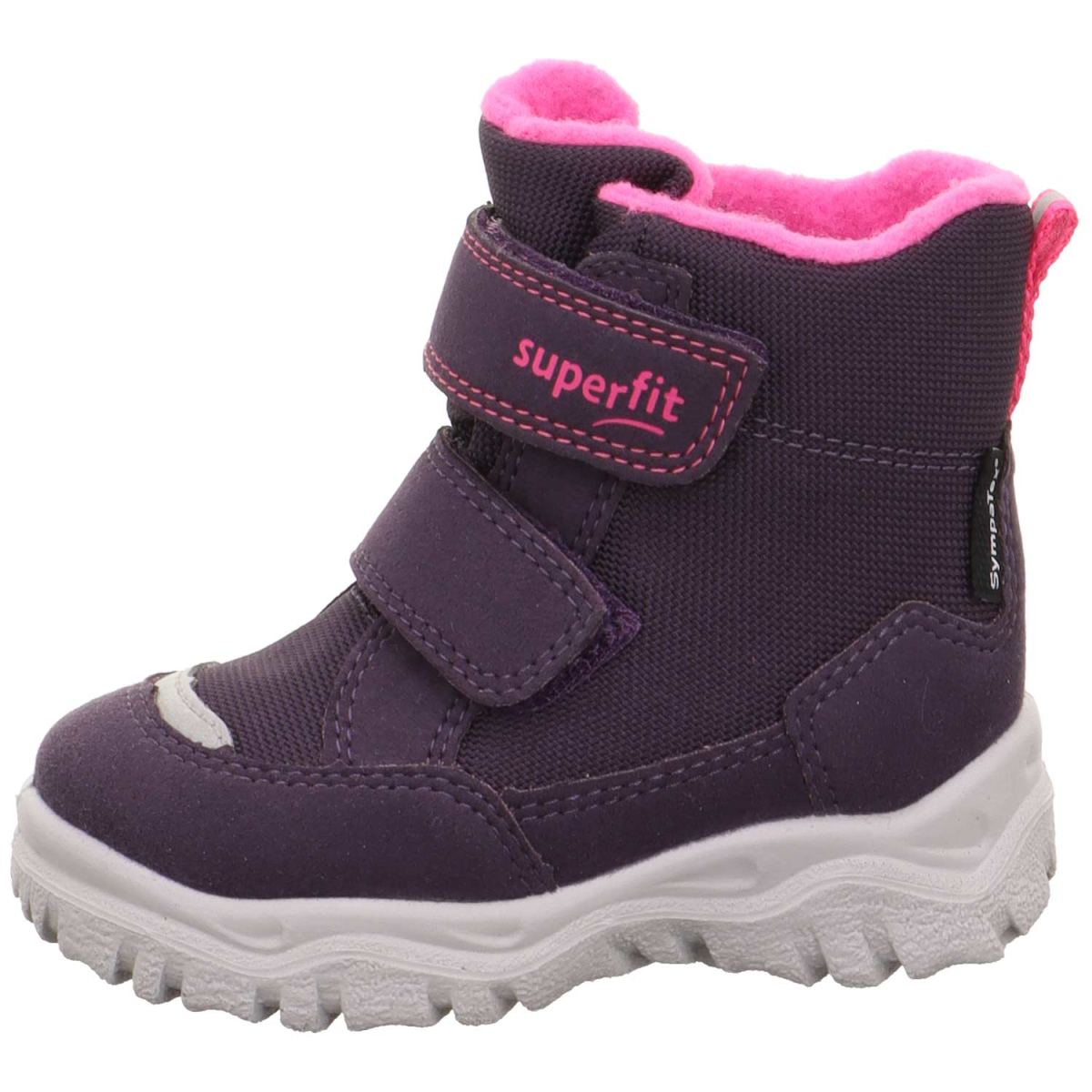 Superfit - Sympatex Husky1 Klett - Mädchen Wasserdichter Winterstiefel - Lila/Pink – Bild 2
