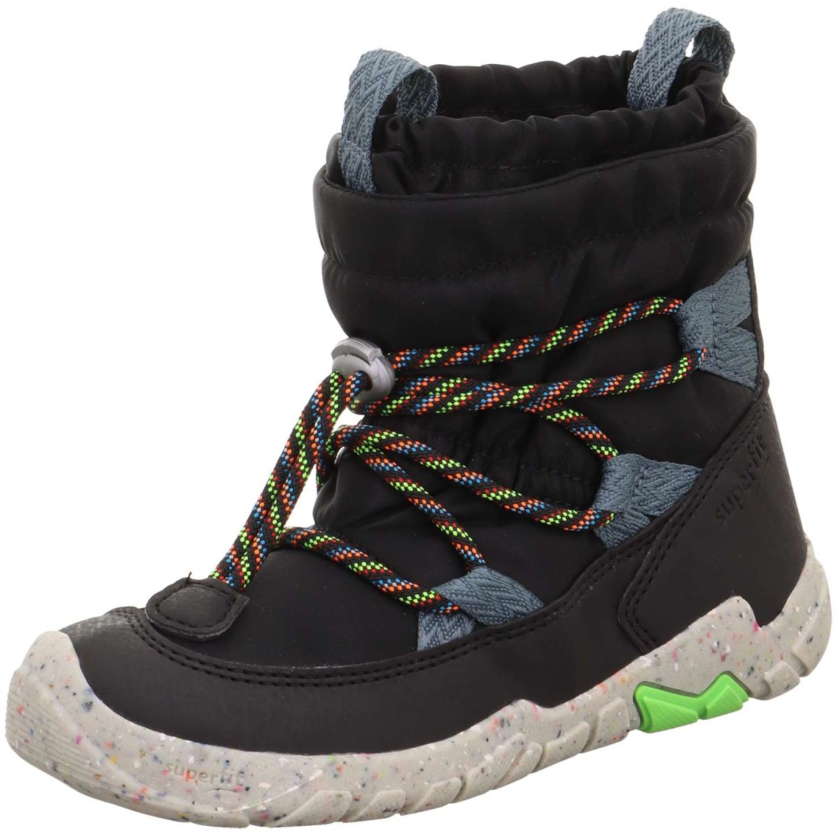 Superfit - Gore-Tex Barefit Trace Winter - Kinder Barfußstiefel mit Warmfutter - Schwarz/Blau
