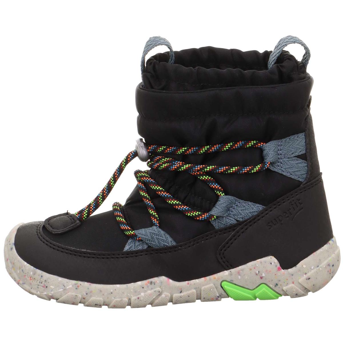 Superfit - Gore-Tex Barefit Trace Winter - Kinder Barfußstiefel mit Warmfutter - Schwarz/Blau – Bild 2