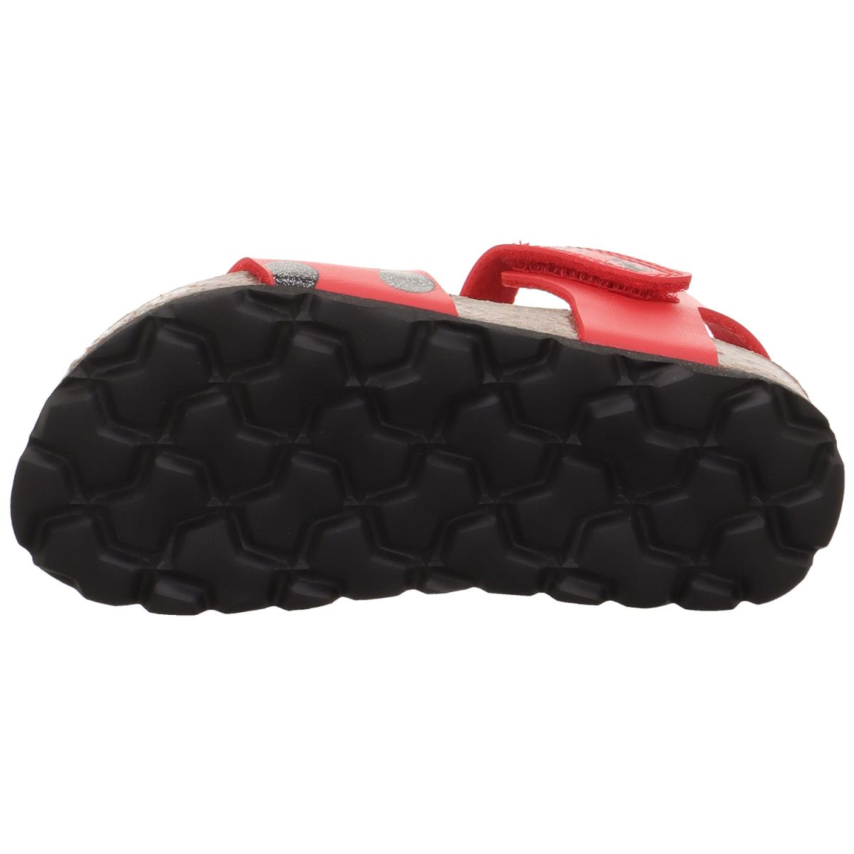 Superfit - Fussbettpantoffel - Mädchen Fashion-Sandale mit Marienkäfer - Rot/Schwarz – Bild 5