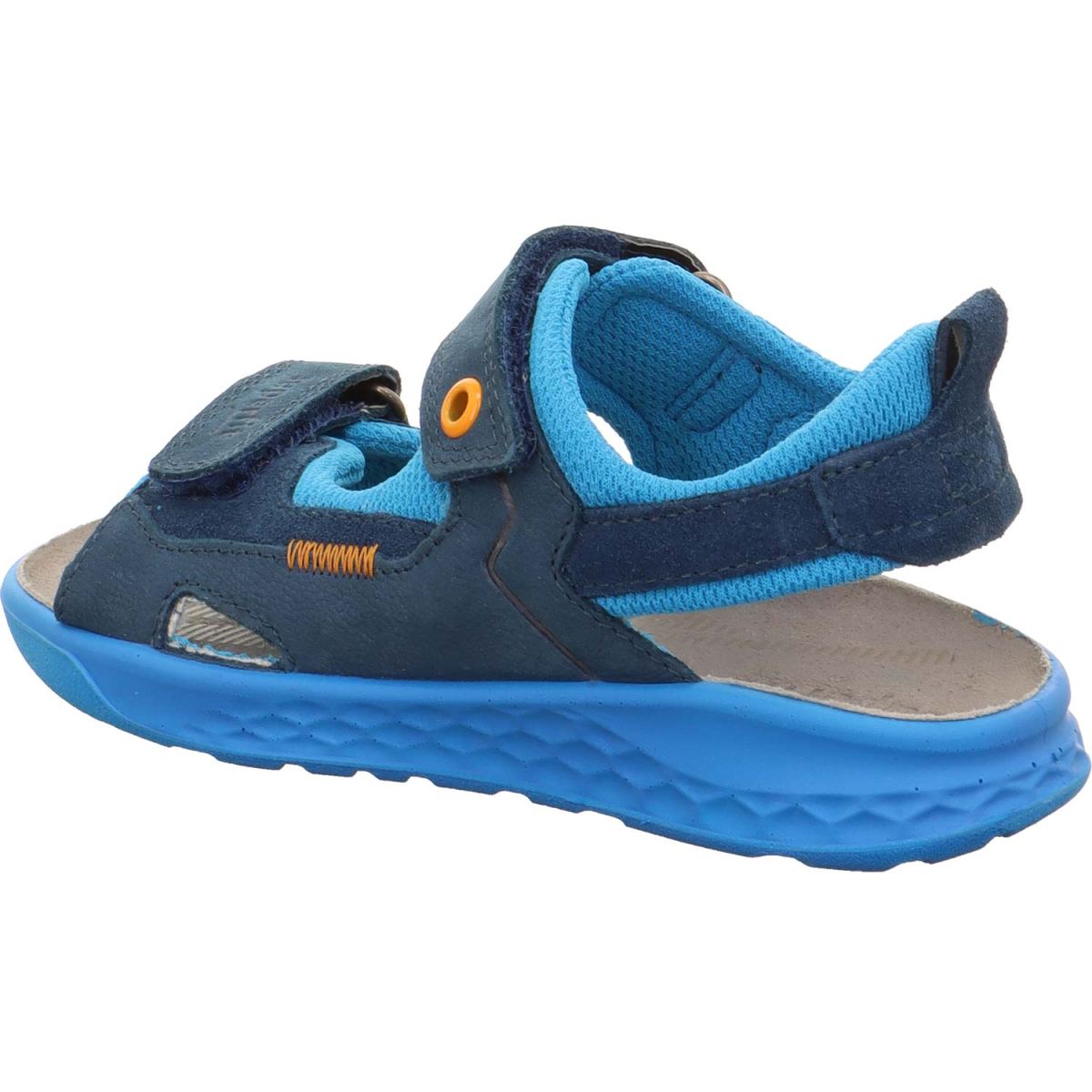 Superfit - Lagoon Midi - Kinder Klett-Sandale mit Ledersohle - Blau/Orange – Bild 4