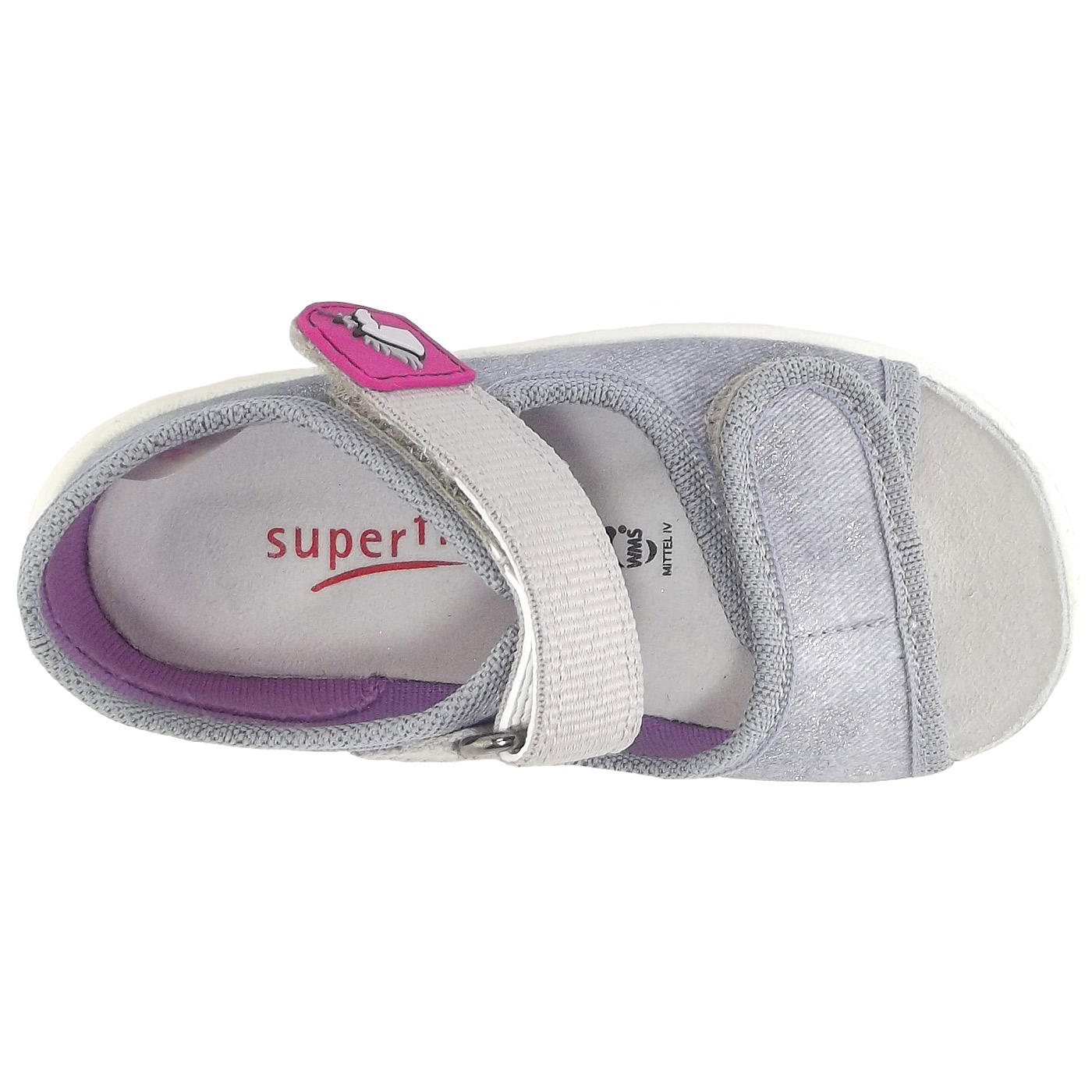 Superfit - Polly - Mädchen Sandale - grau (smoke) – Bild 3