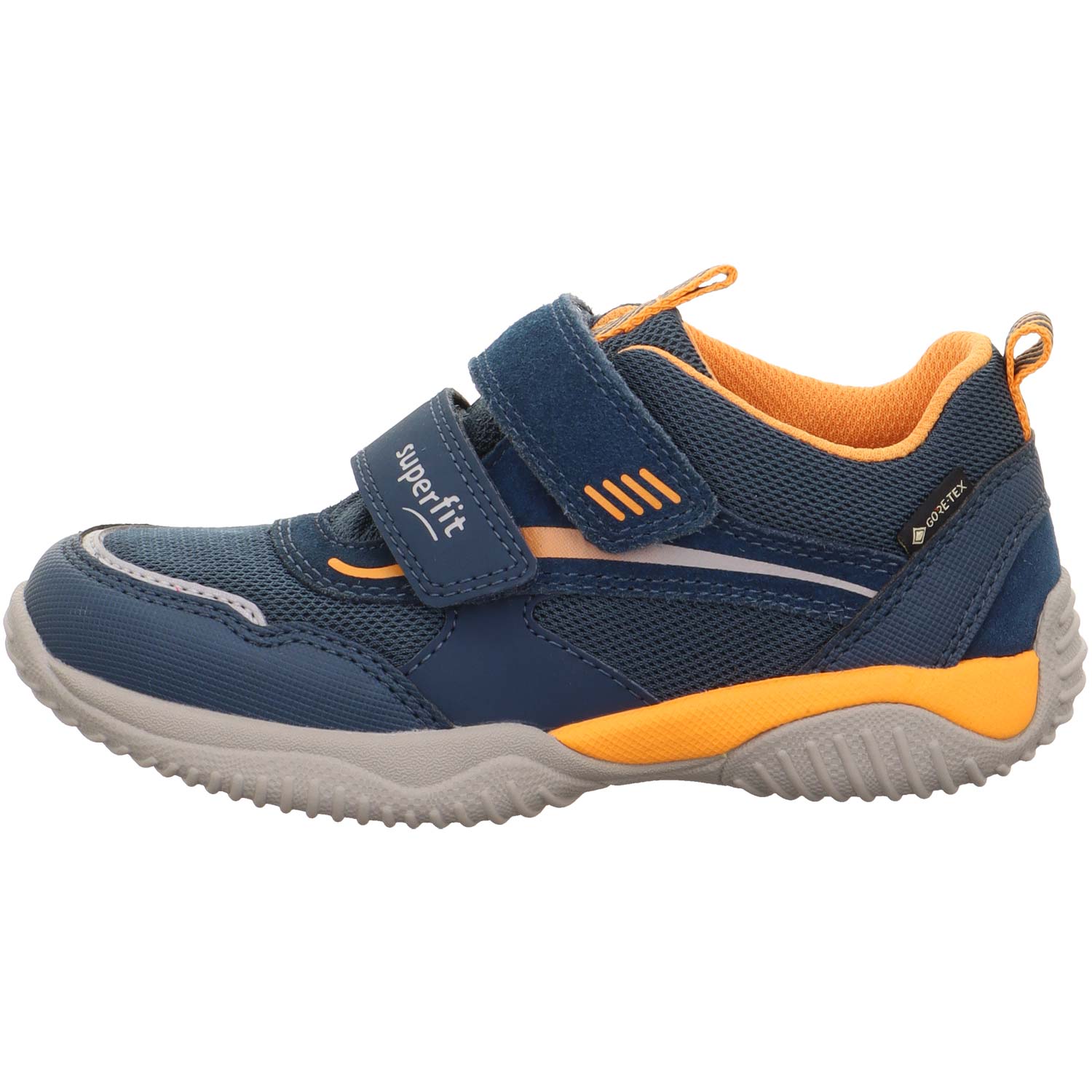 Superfit - Gore-Tex Storm - Kinder Wasserdichte Sportschuhe - Blau/Orange (8030) – Bild 2