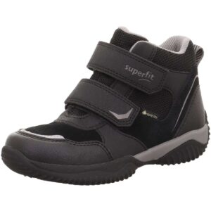 Superfit - Gore-Tex Storm Mid Cut - Kinder Wasserdichte Klettschuhe - Schwarz/Grau