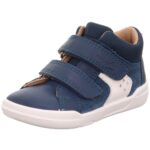 Superfit - Barefit Superfree - Kleinkinder Barfußschuhe aus Leder - Blau/Weiß