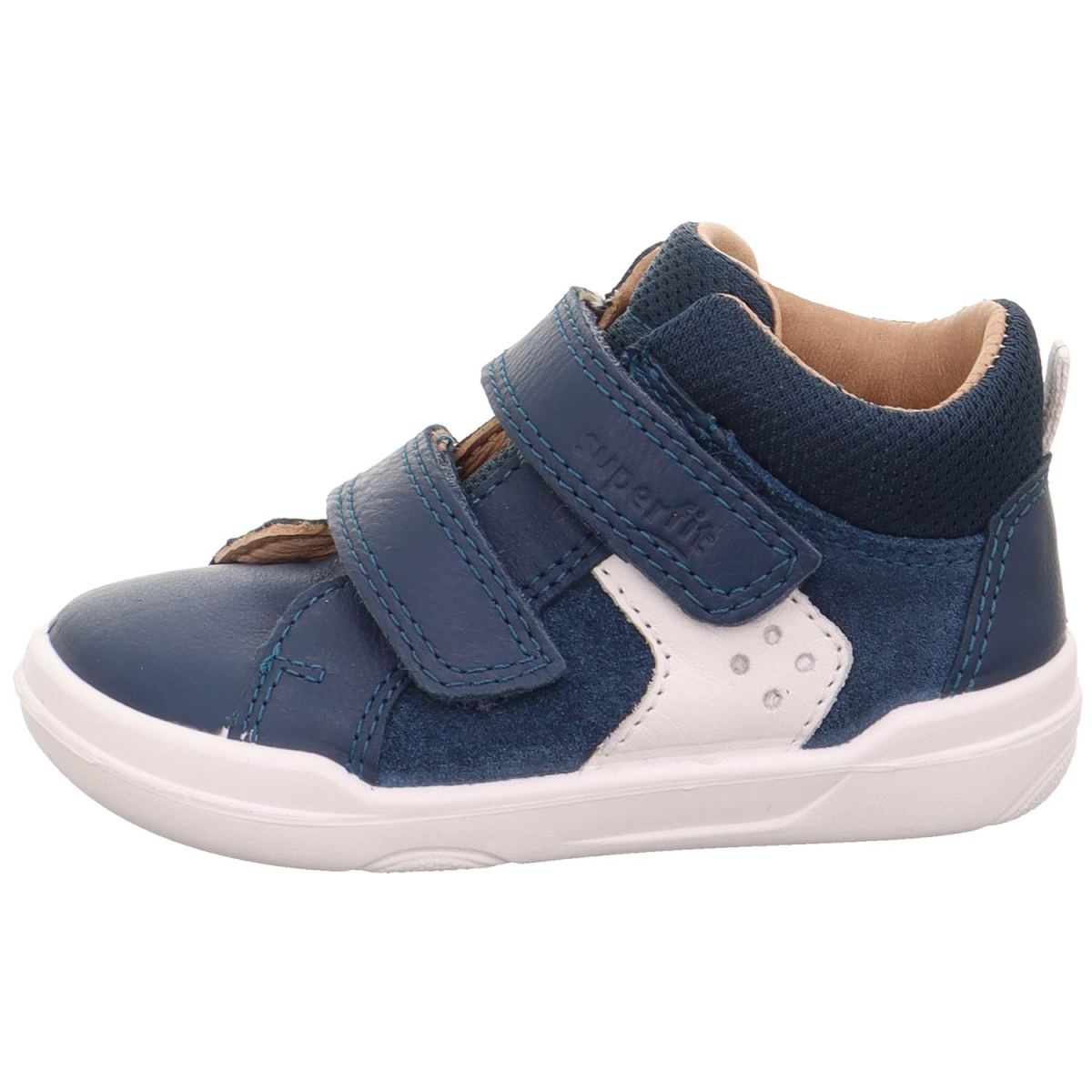 Superfit - Barefit Superfree - Kleinkinder Barfußschuhe aus Leder - Blau/Weiß – Bild 2