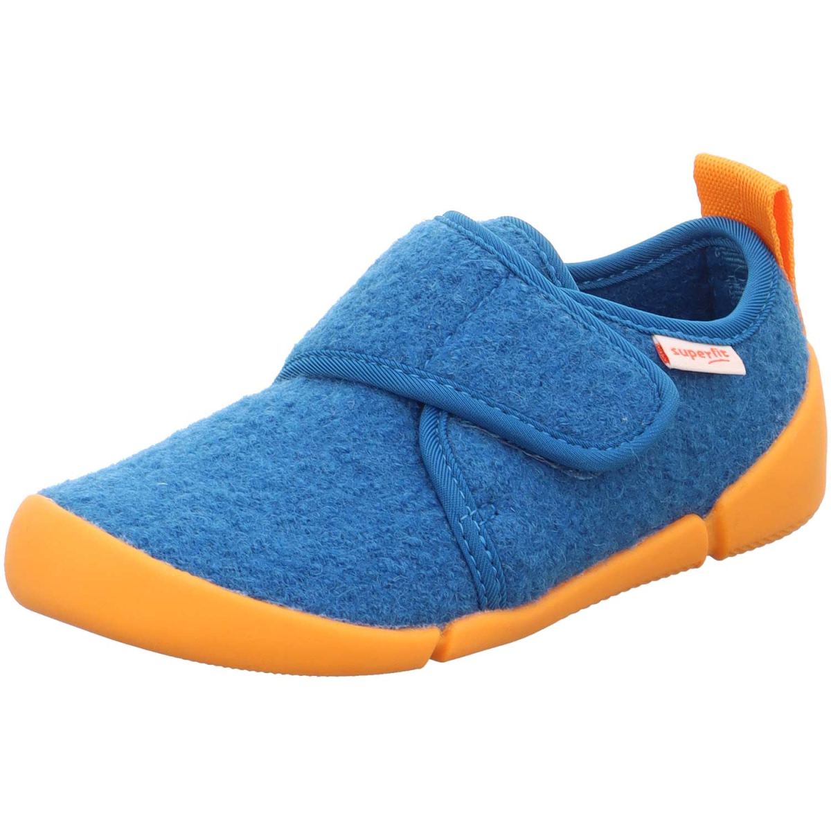 Superfit - Barefit Venti - Kinder Barfuß-Hausschuhe - Blau/Orange