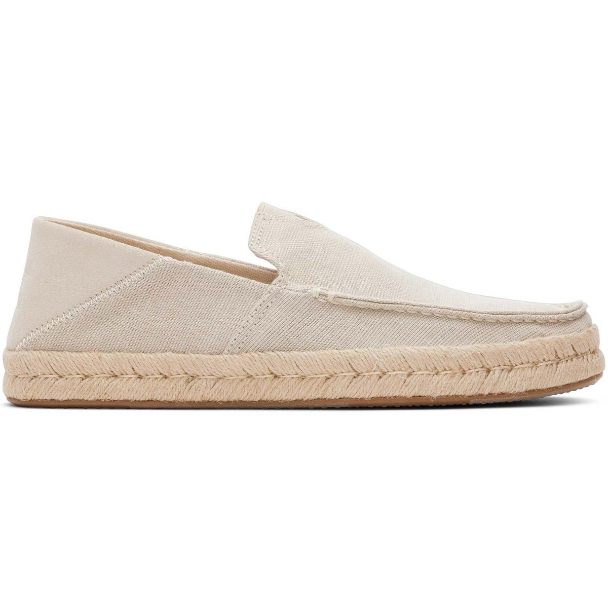Toms - Alonso Rope Loafer - Herren Espadrilles mit Bast - Beige (Fog Heritage)