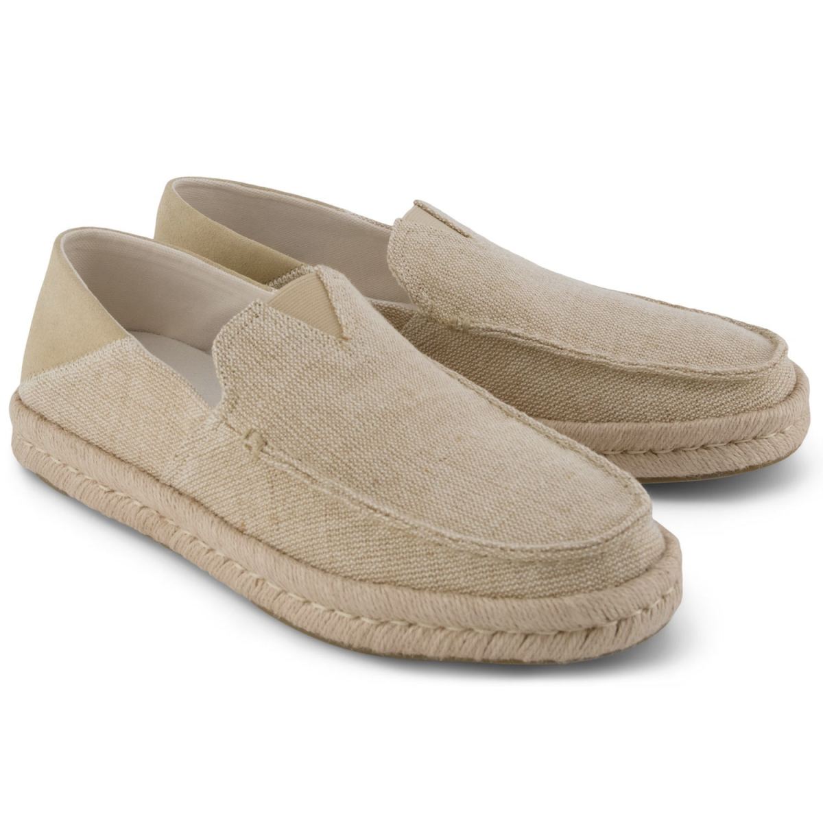Toms - Alonso Rope Loafer - Herren Espadrilles mit Bast - Natural Heritage Canvas – Bild 2