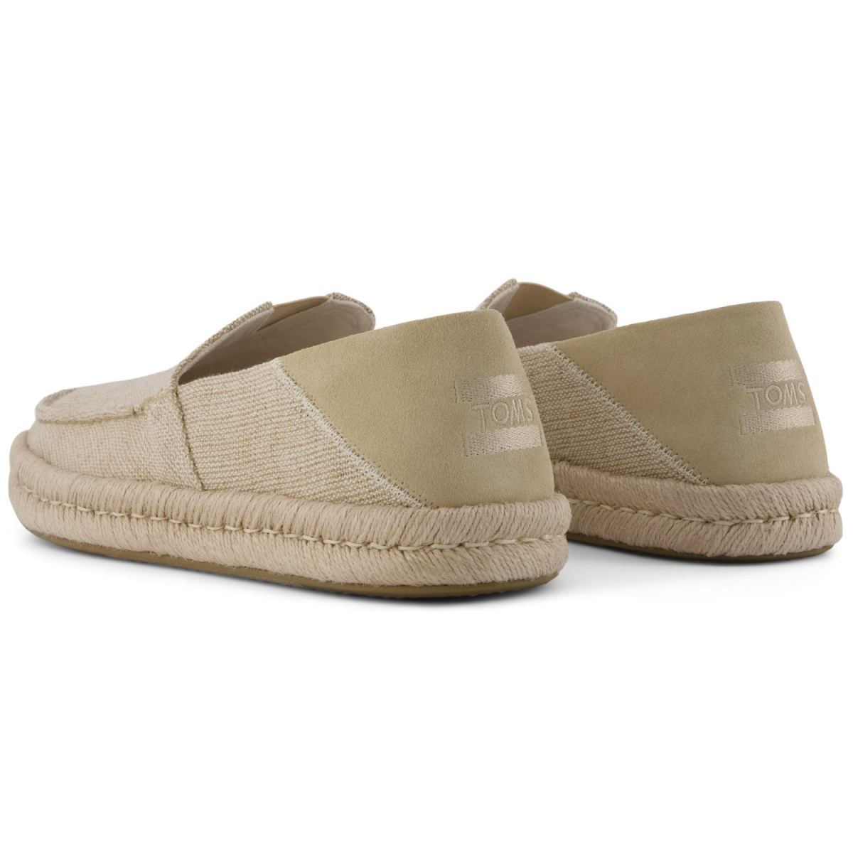 Toms - Alonso Rope Loafer - Herren Espadrilles mit Bast - Natural Heritage Canvas – Bild 3