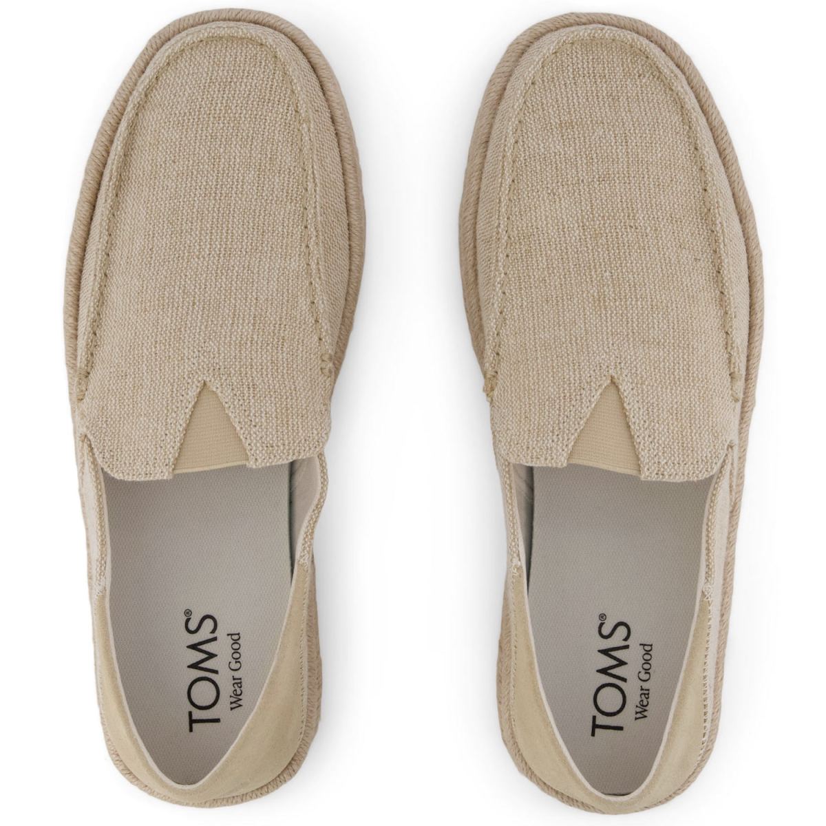 Toms - Alonso Rope Loafer - Herren Espadrilles mit Bast - Natural Heritage Canvas – Bild 4