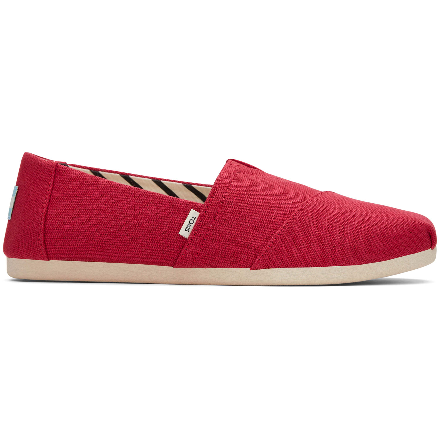 Toms - Alpargata Recycled Cotton Canvas Wm - Damen Espadrilles - Rot (Red)