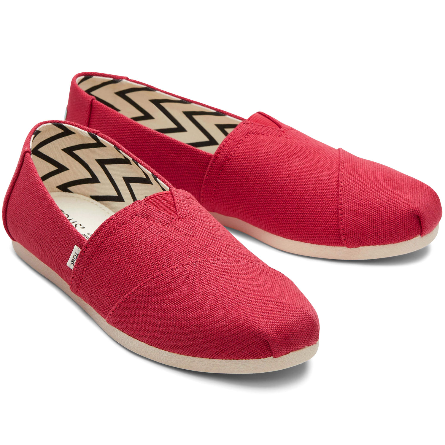 Toms - Alpargata Recycled Cotton Canvas Wm - Damen Espadrilles - Rot (Red) – Bild 2