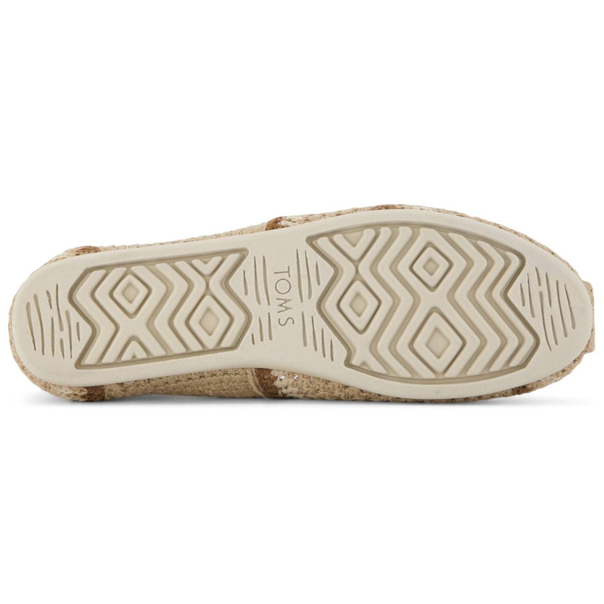 Toms - Alpargata Classic - Damen Häkel-Espadrilles - Beige/Braun (Almond Multi) – Bild 5