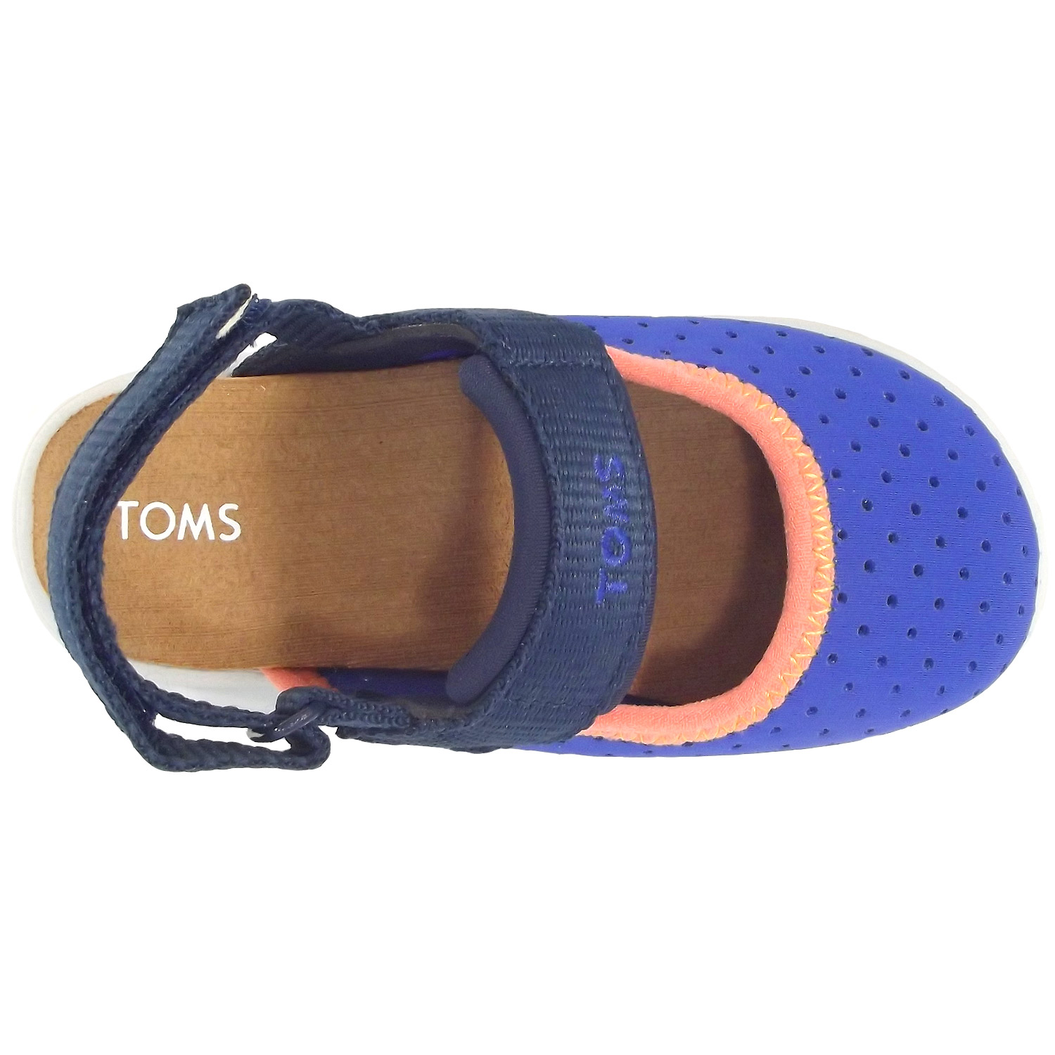 Toms - Caity Tiny - Kleinkinder Aqua Sandalen - blau (navy nylon perf) – Bild 3