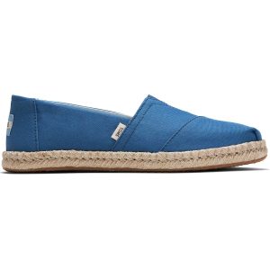 Toms - Classic Canvas Rope Wm - Damen Espadrilles - Blau (Plant Dyed Indigo)