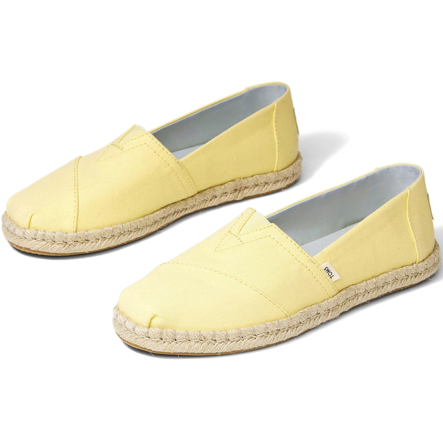 Toms - Classic Canvas Rope Wm - Damen Espadrilles - hellgelb (plant dyed yellow) – Bild 2