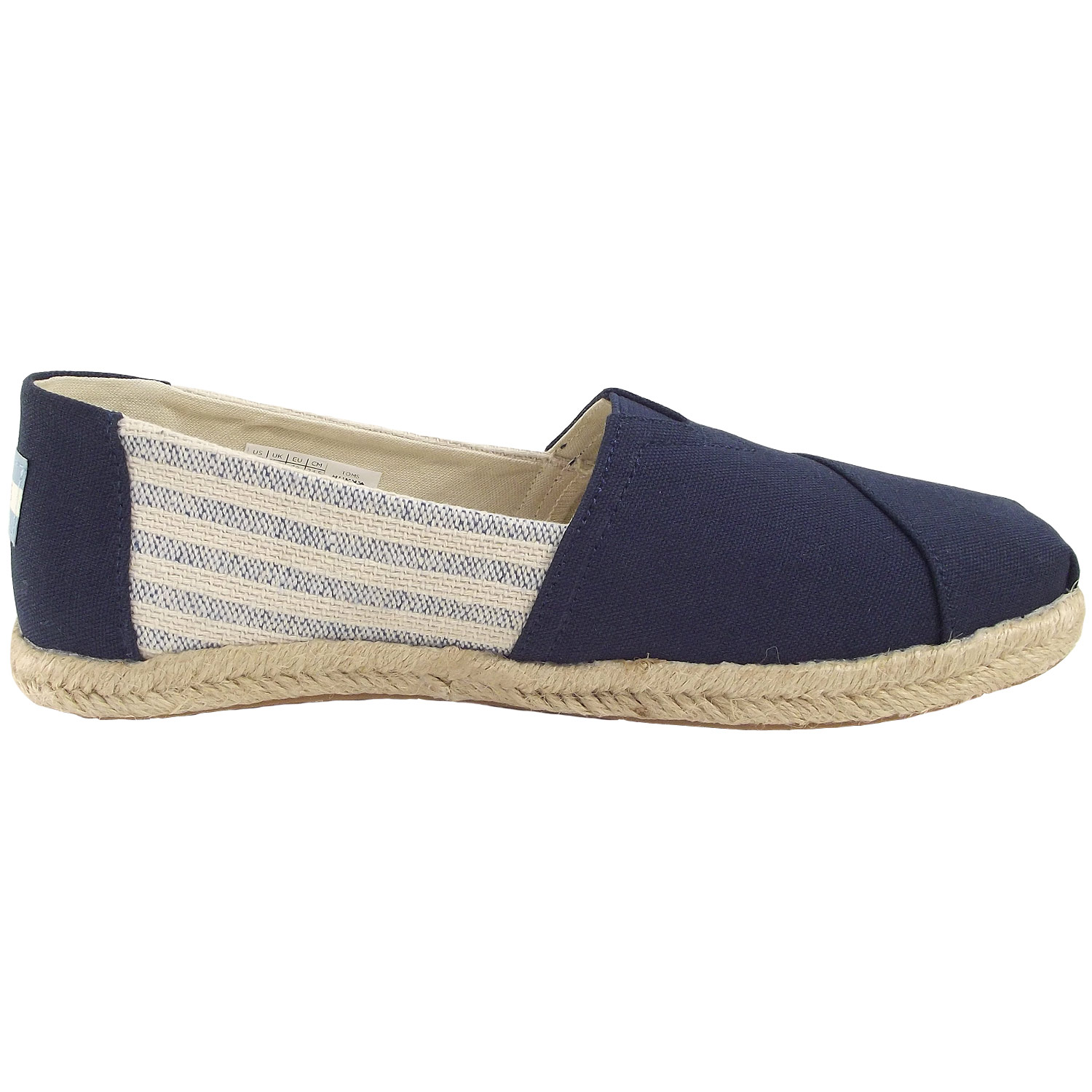 Toms - Alpargata Rope Stripes Wm - Damen Espadrilles mit Bast - Dunkelblau/Cremeweiß (Navy University)) – Bild 2