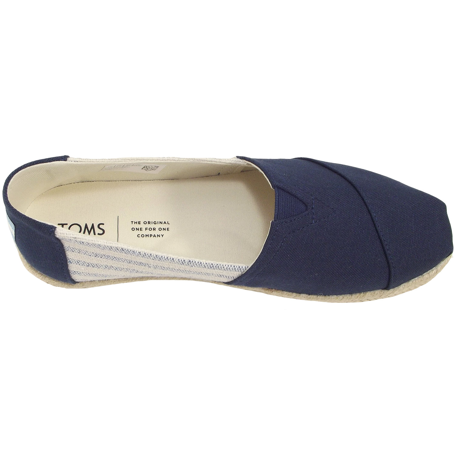 Toms - Alpargata Rope Stripes Wm - Damen Espadrilles mit Bast - Dunkelblau/Cremeweiß (Navy University)) – Bild 3