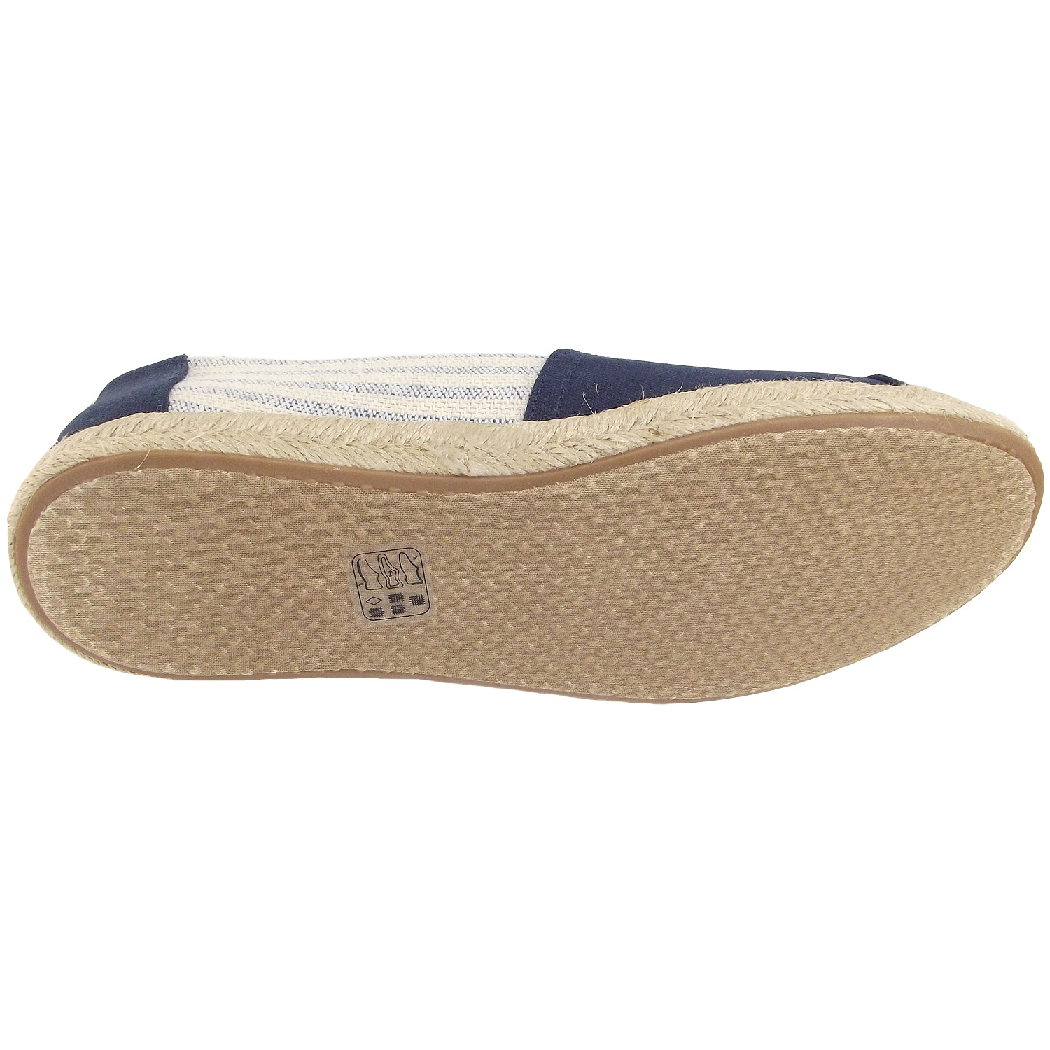 Toms - Alpargata Rope Stripes Wm - Damen Espadrilles mit Bast - Dunkelblau/Cremeweiß (Navy University)) – Bild 4