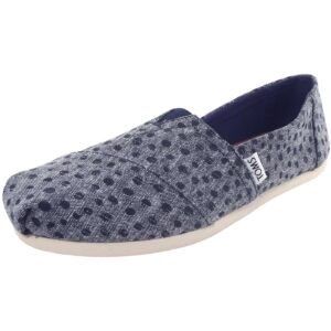 Toms - Classic Chambray Dots Wm - Damen Espadrilles - blau (navy slub)