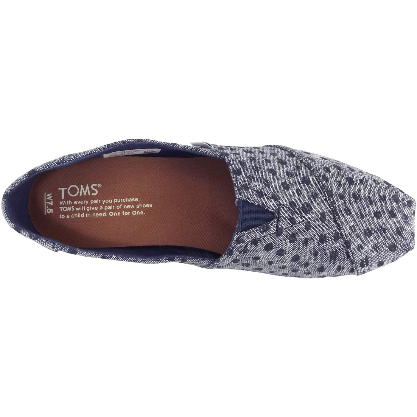 Toms - Classic Chambray Dots Wm - Damen Espadrilles - blau (navy slub) – Bild 3