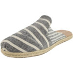 Toms - Nova Stripes Wmn - Damen Pantolette - schwarz/weiß (black cabana)
